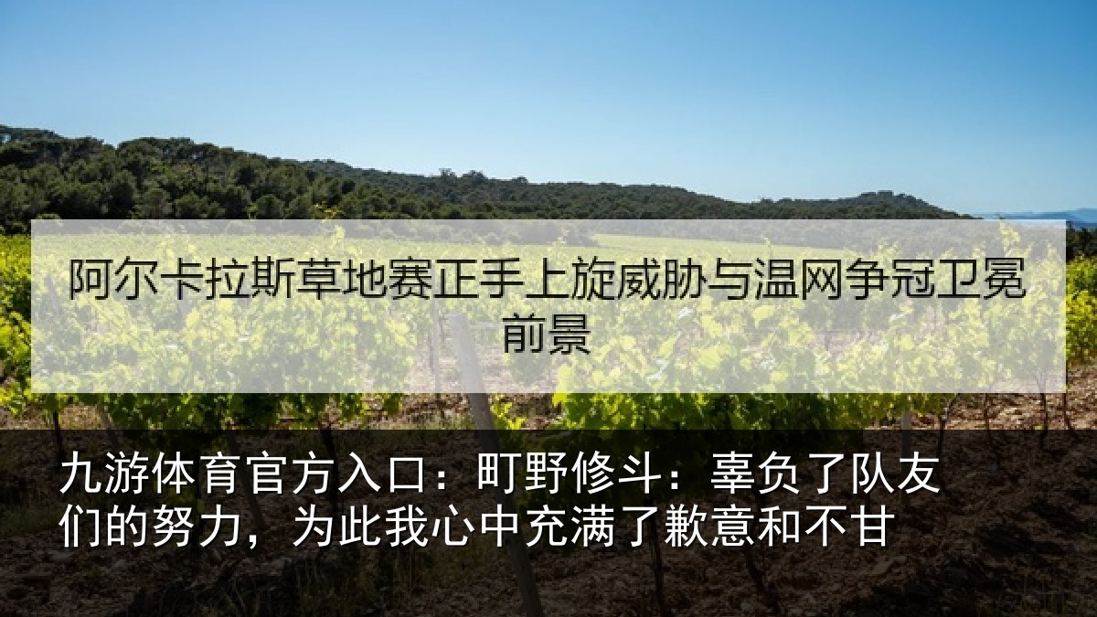 九游体育官方入口:町野相关情况的努相关情况了歉意和不甘